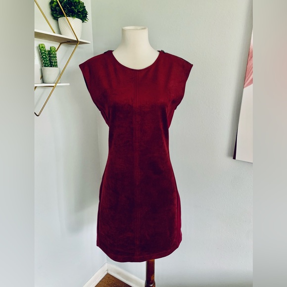 NWT! BCBGMaxAzria • Karlee Mini Dress • Faux Suede Dress • XS • Retail $178 - Picture 5 of 15